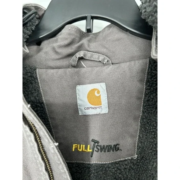 Carhartt Full Swing Caldwell Jacket Women's 2XL 102248 077 Sherpa Lined Hooded - Picture 7 of 9